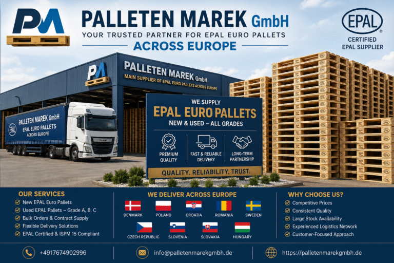Buy EPAL Euro Pallets Across Europe